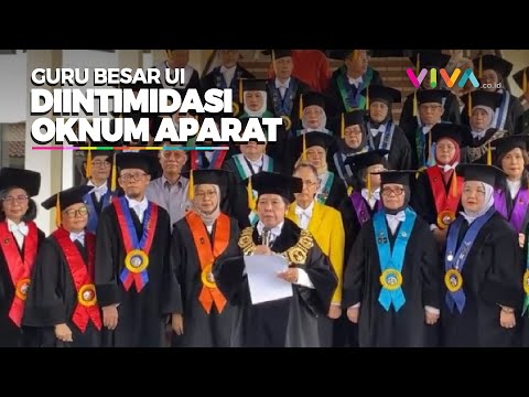 Guru Besar UI Diintimidasi Oknum Aparat Berseragam