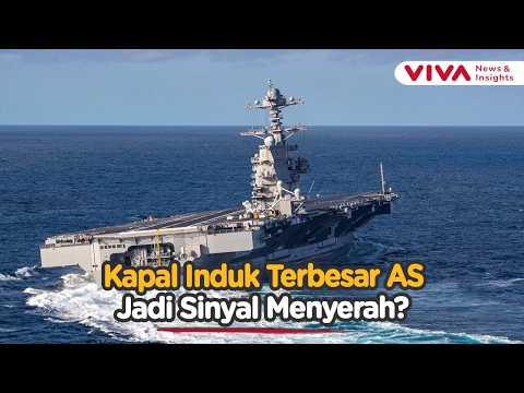 Kapal Induk Terbesar AS Tiba-tiba Mundur dari Timur Tengah