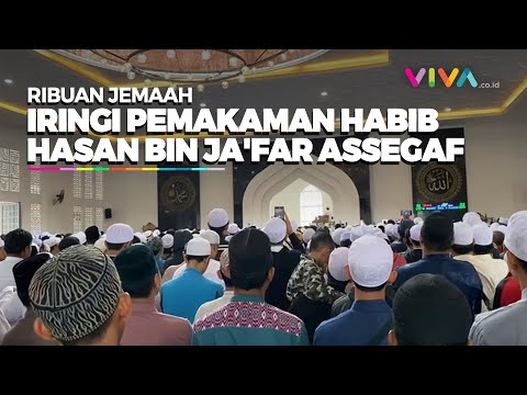Tangis Ribuan Jemaah Pecah Iringi Pemakaman Habib Hasan bin Ja'far Assegaf