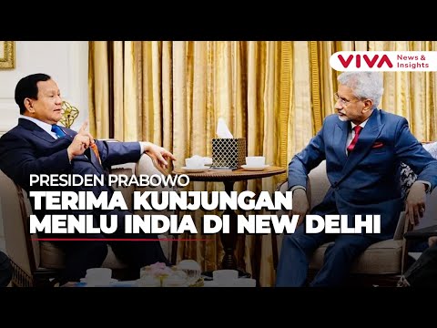 Presiden Prabowo Terima Kunjungan Kehormatan Menlu India di New Delhi