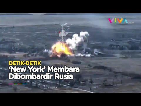 Mencekam! Pesawat Rusia Bombardir 'New York'