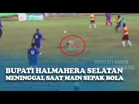 DETIK-DETIK Bupati Halmahera Selatan Meninggal di Lapangan Sepak Bola