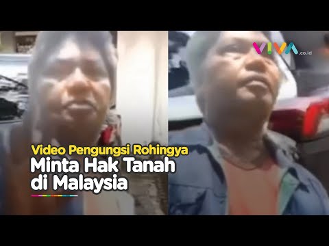 Heboh Pengungsi Rohingya Ngelunjak Minta Hak Tanah Selayang Malaysia