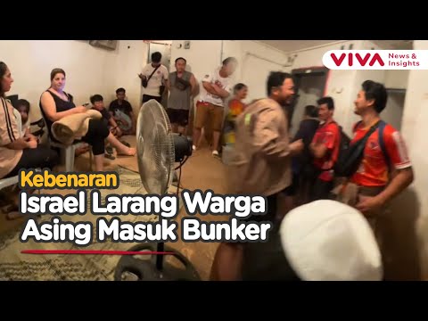 Fakta di Balik Video Warga Israel Tolak Warga Asing Masuk Bunker