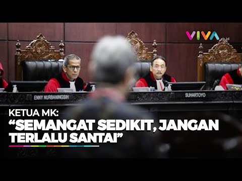 Ketua KPU Diduga Ketiduran saat Sidang, Ketua MK: Jangan Terlalu Santai