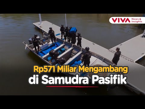 Rp571 M Kuyup, 1,4 Ton Barang Haram Menggenangi Samudra Pasifik