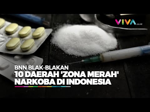 BNN Ungkap 10 Daerah 'Zona Merah' Narkoba di Indonesia