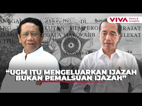 Keras, Mahfud MD Bahas Ijazah Palsu Jokowi Salahkan Konstitusi