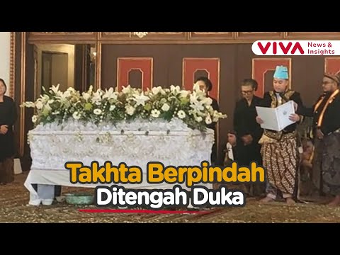 Momen Deklarasi Gusti Purbaya di Depan Peti Jenazah Pakubuwana XIII