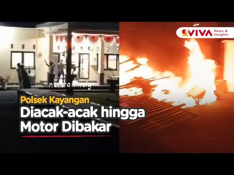 WARGA NGAMUK! Serang Kantor Polisi Gegara Tuduhan Berujung Bundir