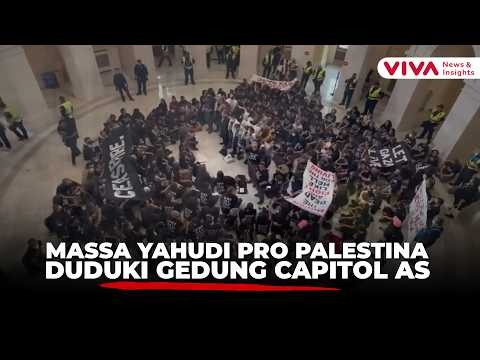 RICUH! Umat Yahudi dan Ratusan Warga AS Sukses Duduki Gedung Capitol