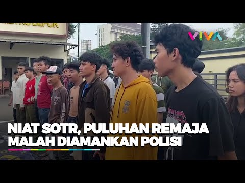 Hendak SOTR, Puluhan Remaja Diamankan Bawa Arak dan Flare