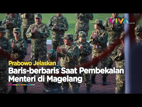 Momen Presiden Prabowo Sikap Sempurna di Barisan Terdepan Saat Retreat di Magelang