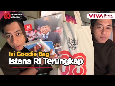 Viral! Isi Goodie Bag Upacara 17 Agustus di Istana Bikin Takjub