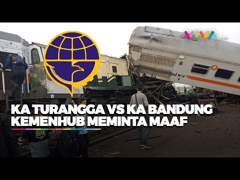 Adu Banteng KA Turangga Vs Kereta Bandung, Kemenhub Meminta Maaf
