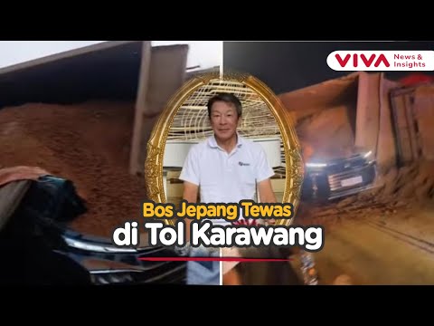 Mobil Voxy Tertimpa Truk, Petinggi Perusahaan Jepang Tewas di Karawang
