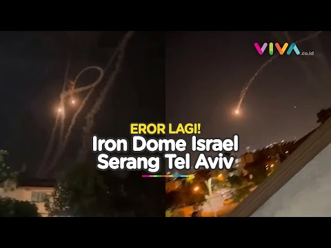 Diejek Dunia! Iron Dome Ngadat Lagi, Tel Aviv Dihujani Misil Israel