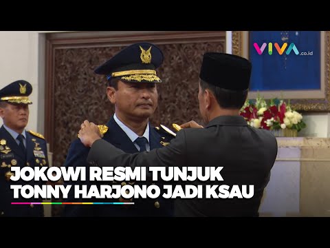 Resmi Jokowi Lantik Marsdya Tonny Harjono Jadi KSAU