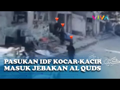 Dipermalukan! Bukan Tolong Rekannya, Tentara IDF Kocar-kacir Disergap Al Quds
