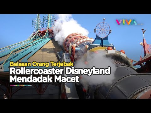 Insiden Penumpang Terjebak di Rollercoaster Disneyland Hong Kong
