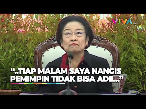 TAHAN TANGIS! Megawati 3 Kali Salahkan Pemimpin Saat Bicara Keadilan