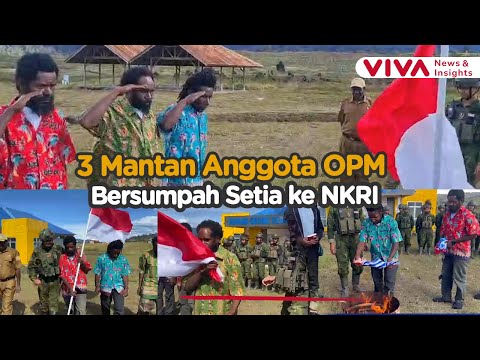 Tiga Mantan Anggota OPM Pilih Pulang ke NKRI