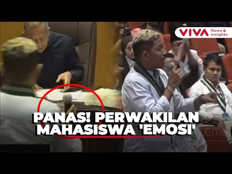 Perwakilan Mahasiswa 'Nyelonong' Kuasai Mic Desak Telepon Kapolri