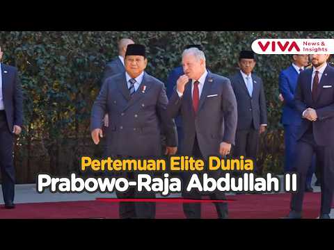 Pertemuan Sahabat Lama! Karpet Merah untuk Prabowo di Yordania