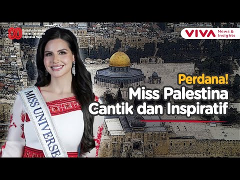 Miss Palestine Nadeen Ayoub Siap Bertarung di Miss Universe