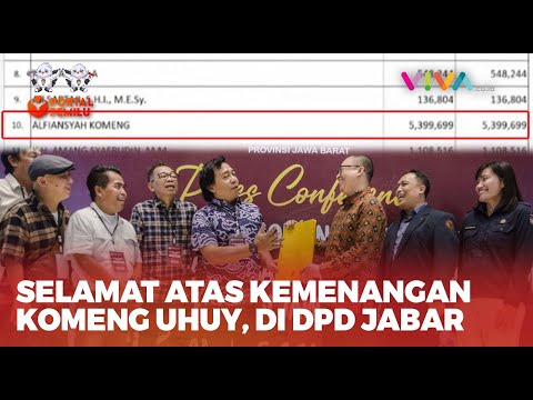 Momen Kemenangan Komeng Jadi DPD Jabar, Rapat KPU Heboh Teriaki 'Uhuy'