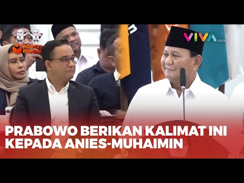 Di Hadapan Anies, Prabowo Kasih Kalimat Tajam: Senyum Itu Berat