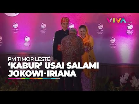 VIDEO PM Timor Leste Gusmao 'Kabur' Usai Salami Jokowi di Gala Dinner KTT ASEAN 2023