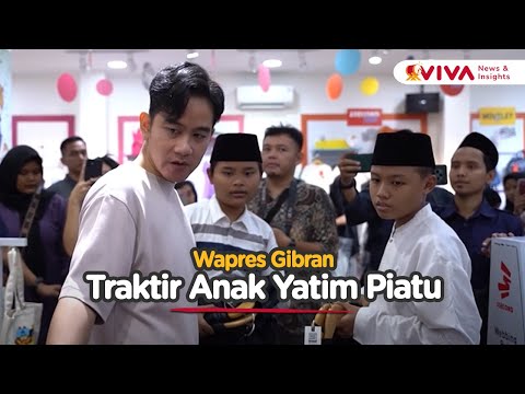 Bahagianya Anak anak Yatim Piatu Ditraktir Wapres Gibran Belanja