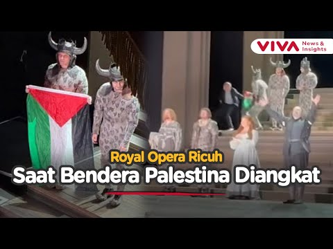 Kisruh Bendera Palestina Gegerkan Royal Opera House