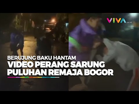 4 Remaja Ciut Saat Ditangkap Kasus Perang Sarung di Kota Bogor
