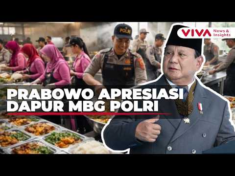 Prabowo Lantang Sebut Dapur-dapur MBG Polri Terbaik
