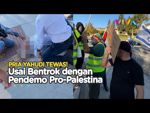 Penampakan Pria Yahudi Sebelum Tewas Akibat Bentrok dengan Demonstran Pro-Palestina