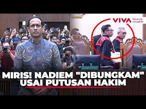 JANGGAL! Sikap Aneh Hakim Usai Vonis Nadiem 10 Tahun