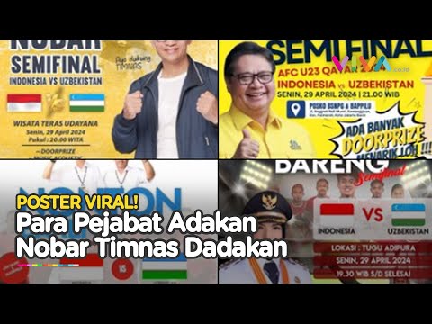 VIRAL! Poster Nobar Timnas Indonesia Jadi Sorotan Netizen
