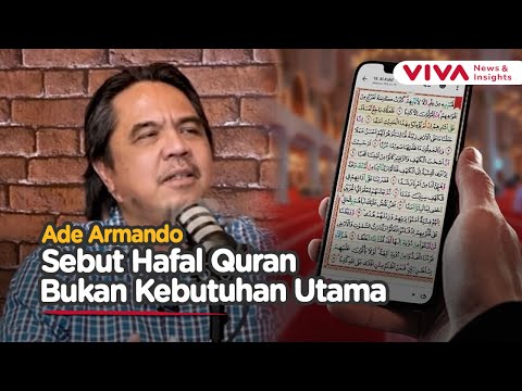 Ade Armando 'Sepelekan' Menghafal Al Quran di Era Digital