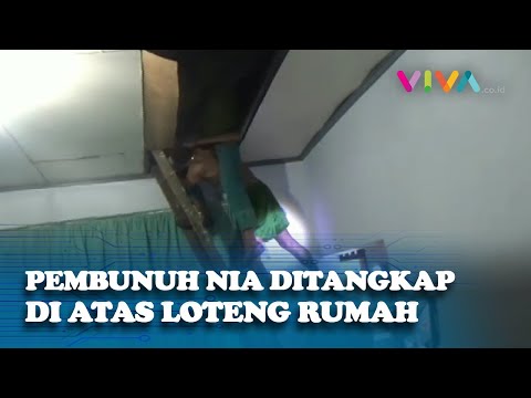 Pembunuh Nia Gadis Penjual Gorengan Ditangkap saat Sembunyi di Atas Loteng Rumah