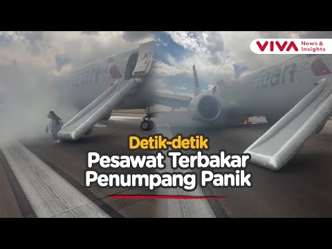 Pesawat American Airlanes Terbakar, 6 Penumpang Terluka