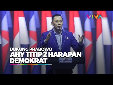 Optimis Prabowo Jadi Presiden, AHY 'Kalungkan' 2 Harapan Besar Demokrat