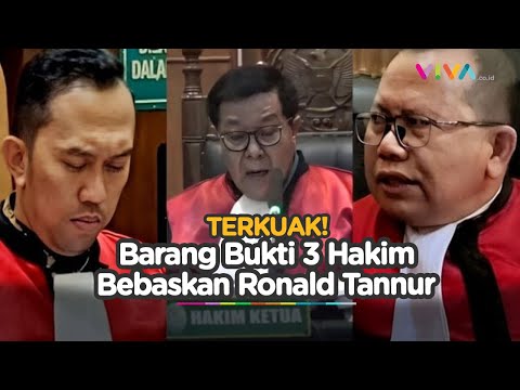3 Hakim di Tangkap Buntut Vonis Bebas Ronald Tannur