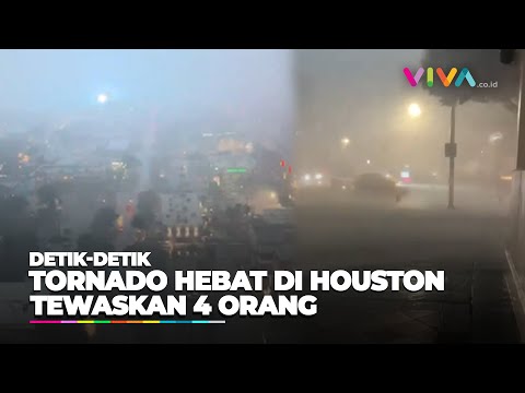 Horor! Penampakan Kaca-kaca Gedung Tinggi Berjatuhan Dihantam Badai Petir