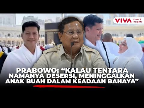 Prabowo Sindir Bupati Aceh yang Pergi Umroh Saat Bencana Melanda