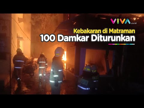 Pemukiman Padat Matraman Habis Dilahap Si Jago Merah