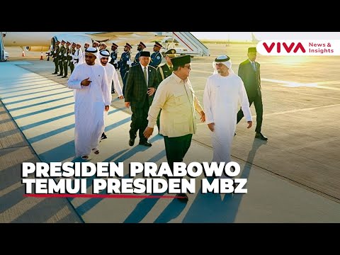 Prabowo Tiba di Abu Dhabi untuk Bertemu Presiden MBZ