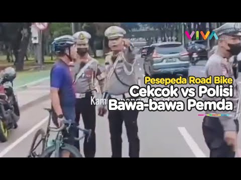 Ogah Ditegur Petugas, Pesepeda Ngotot Minta Aturan Dirubah