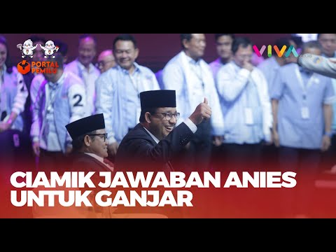 Jawab Pertanyaan Ganjar Soal Bansos, Anies Bikin Penonton Bersorak